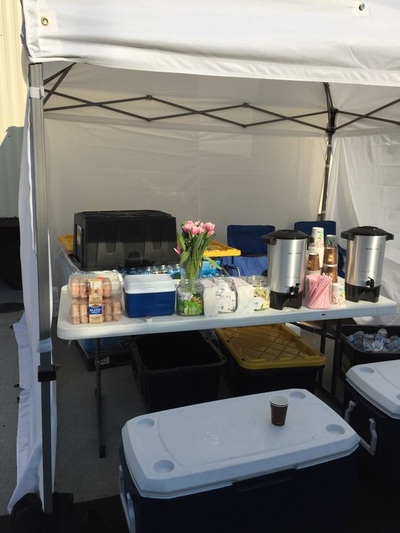 Porsche HQ grand opening catering display Atlanta corporate